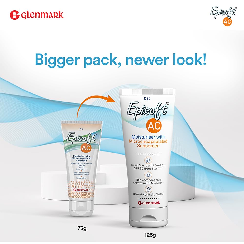 Episoft AC Moisturiser with Sunscreen SPF 30 125g