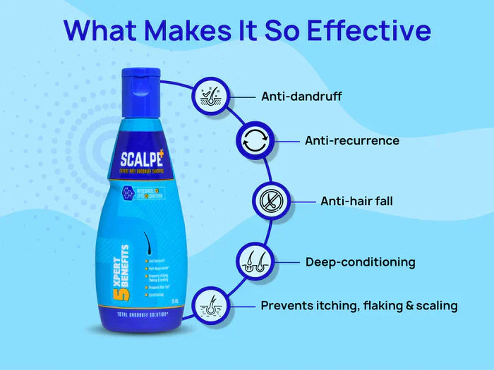 Scalpe Plus Expert Anti Dandruff Shampoo 75ML