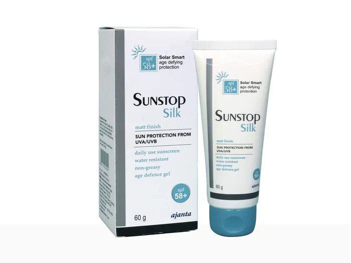 Sunstop Silk Sunscreen Matt Finish SPF 58+ 60G