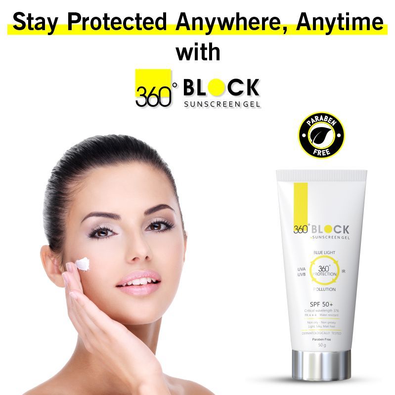 360 Block Sunscreen Gel SPF 50+ 50g