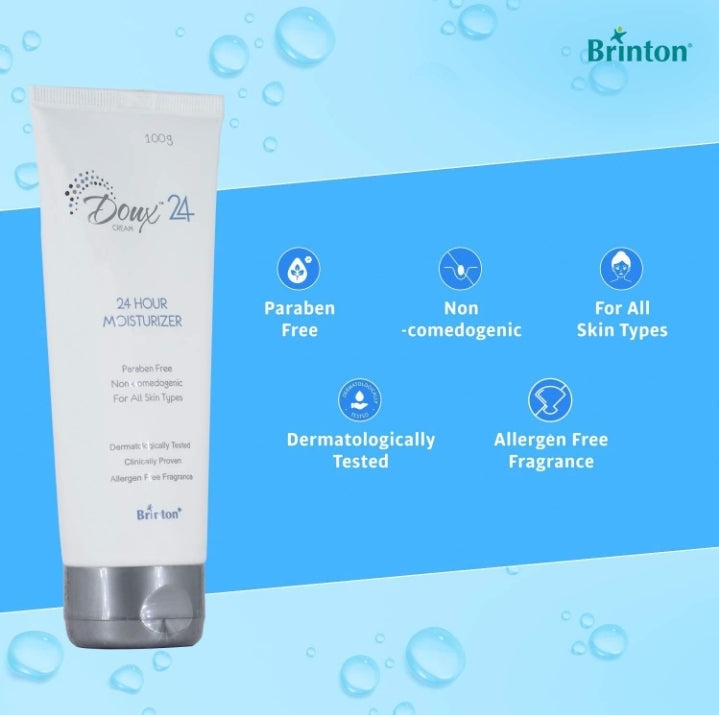 Doux 24 Hour Moisturizer Cream 100g